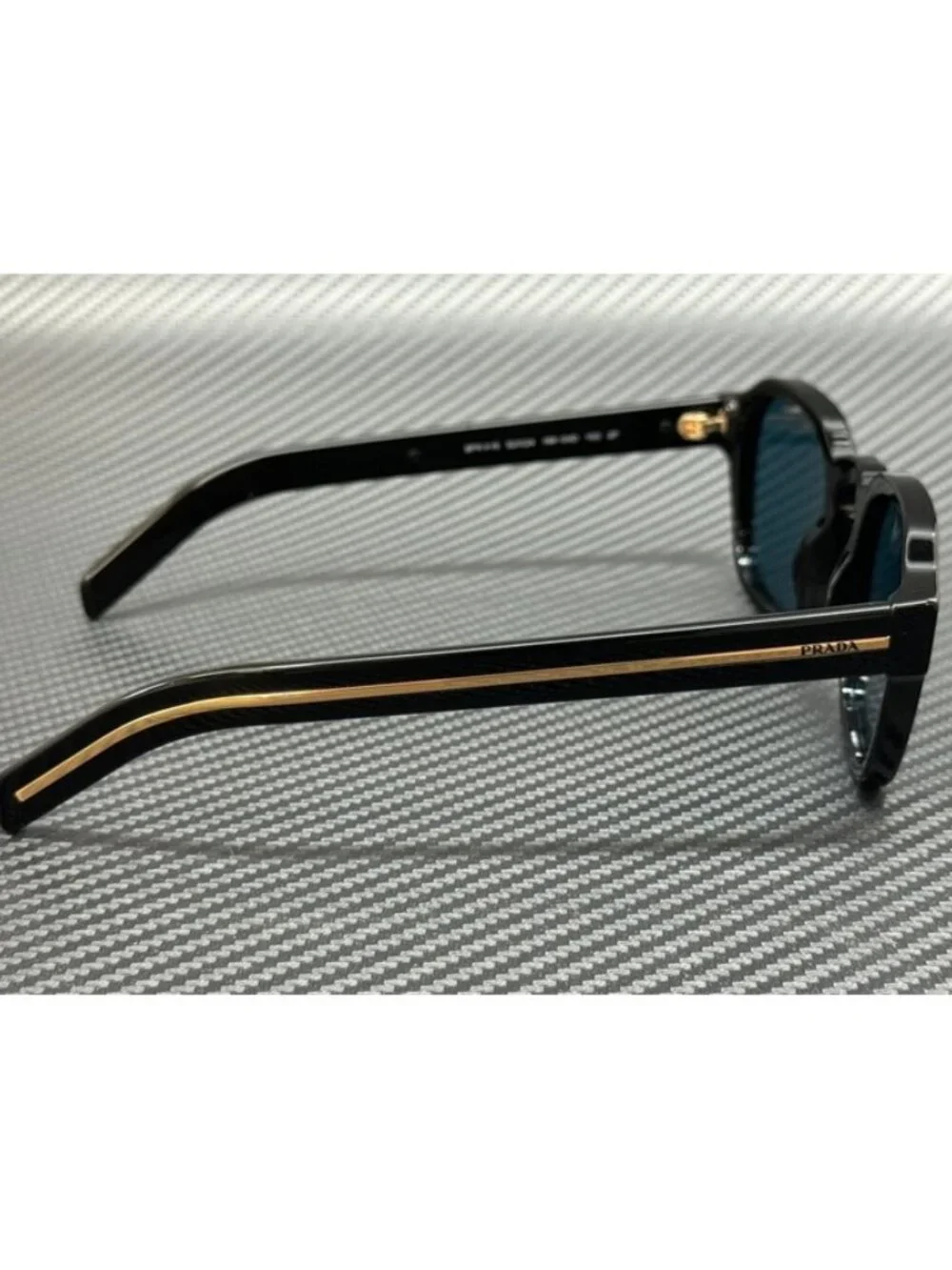 New PRADA Men Black Sunglasses 49-24-145
